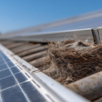 solar panel critter nest